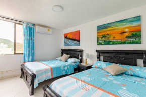Apartamento en Playa el Rodadero, a un Paso del Mar